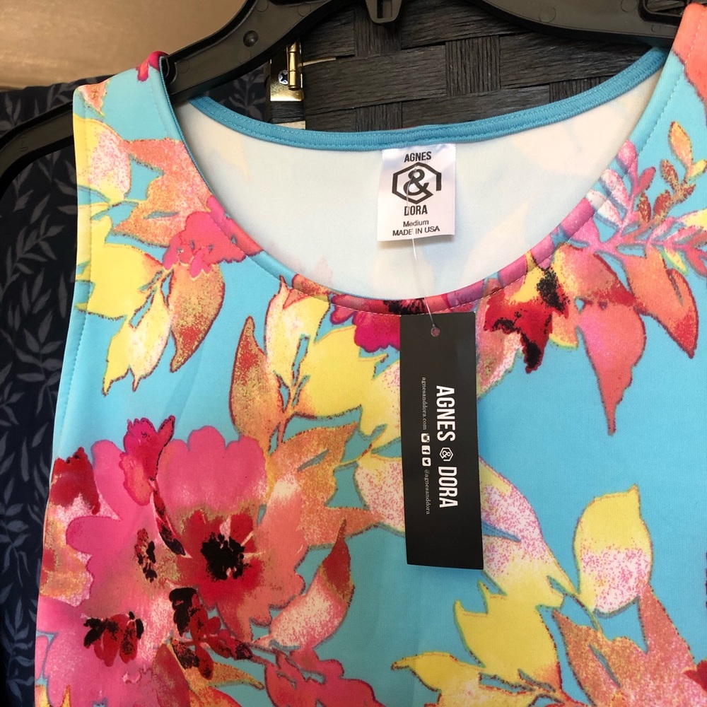 Agnes & Dora fit and flare sleeveless dress